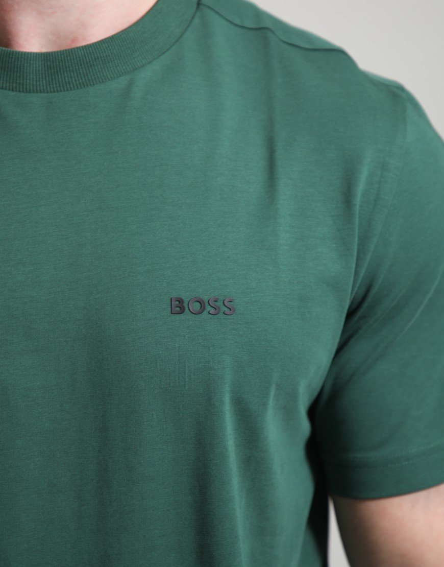 BOSS Tee Basic T-Shirt Open Green