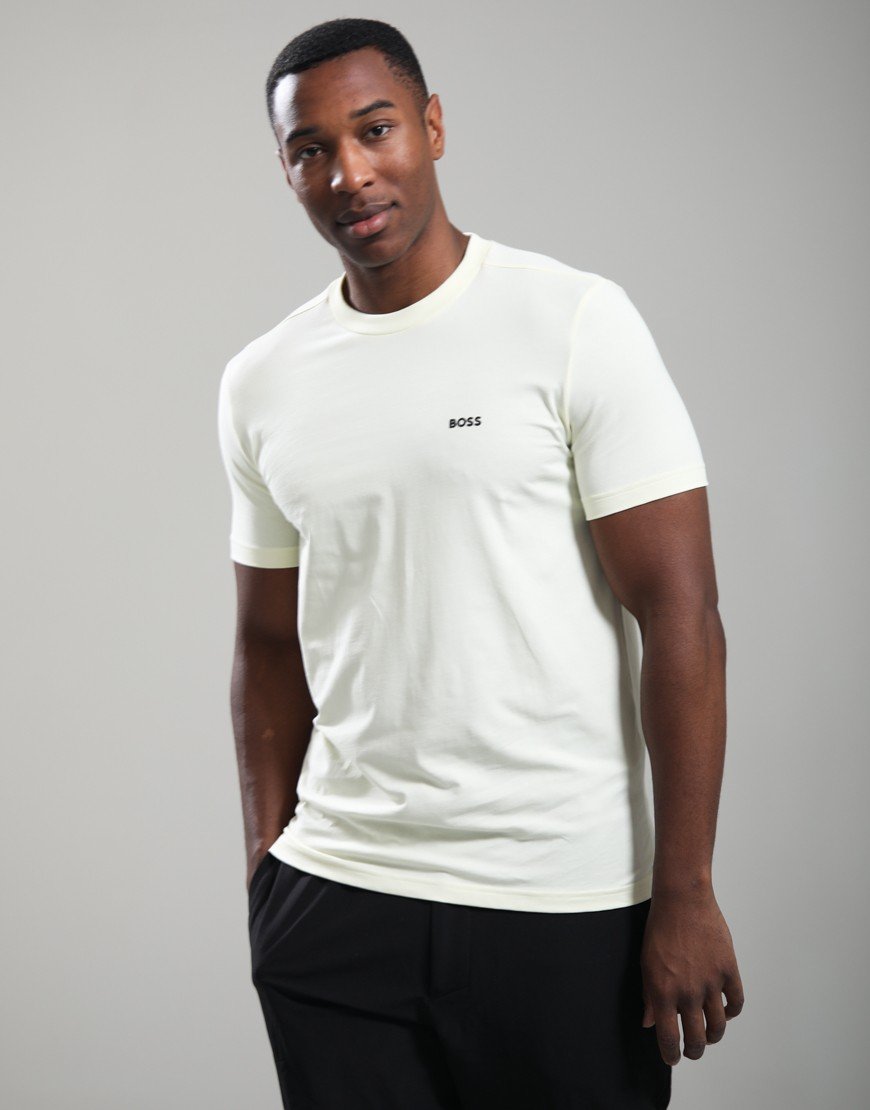 BOSS Tee Basic T-Shirt Open Yellow