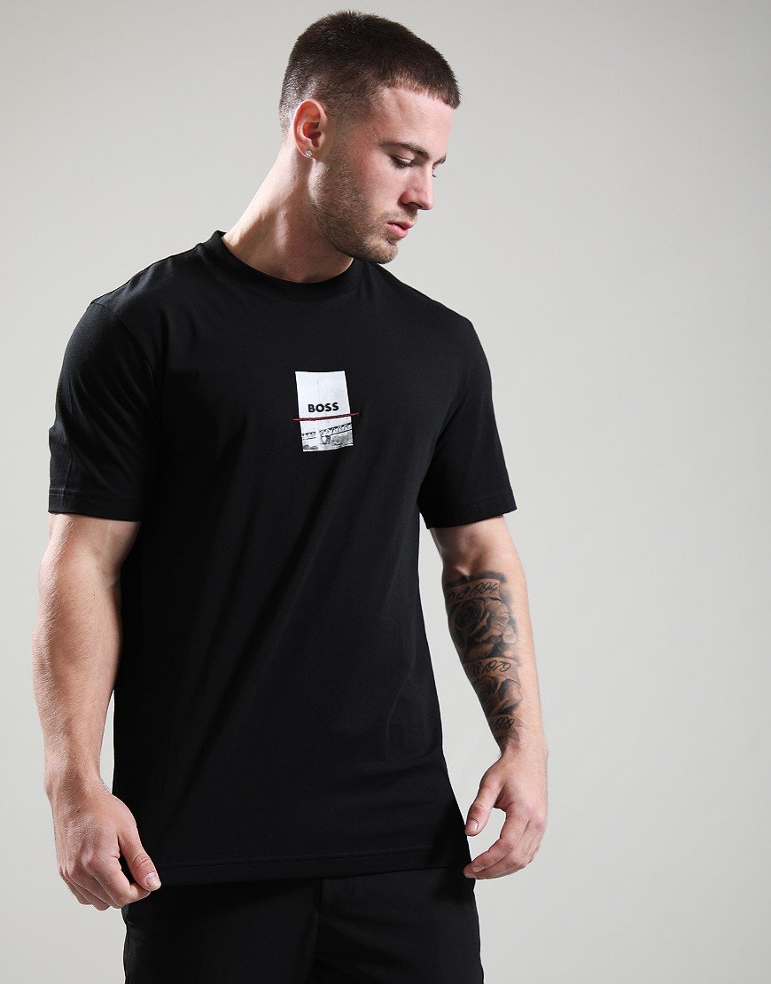 BOSS Photoprint T-Shirt Black BOSS Photoprint T-Shirt Black
