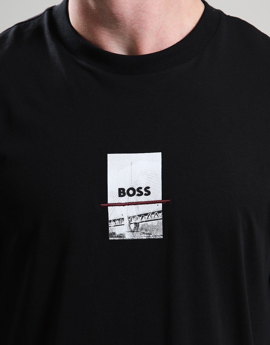 BOSS Photoprint T-Shirt Black BOSS Photoprint T-Shirt Black