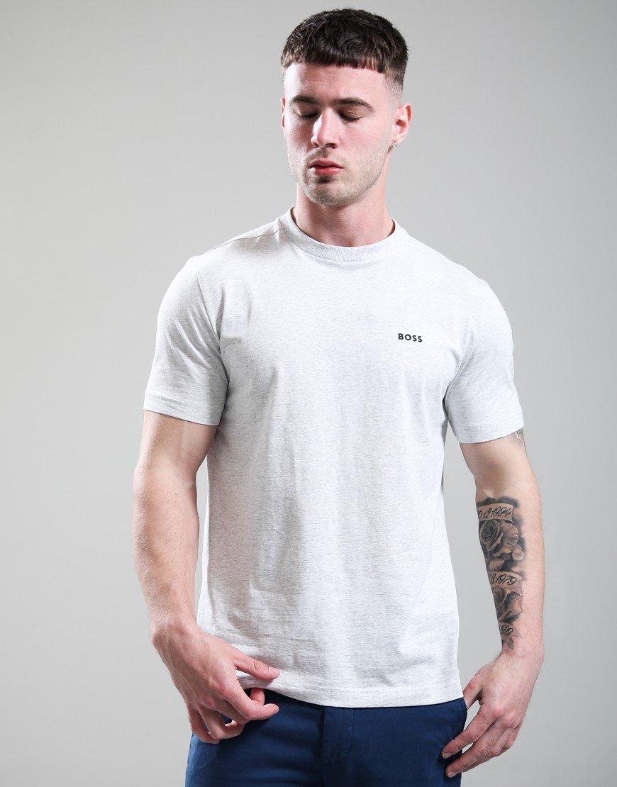 BOSS Tee Basic T-Shirt Silver