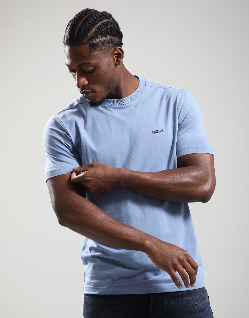 BOSS Tee T-Shirt Open Blue