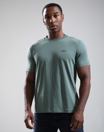 BOSS Tee Basic Open Green