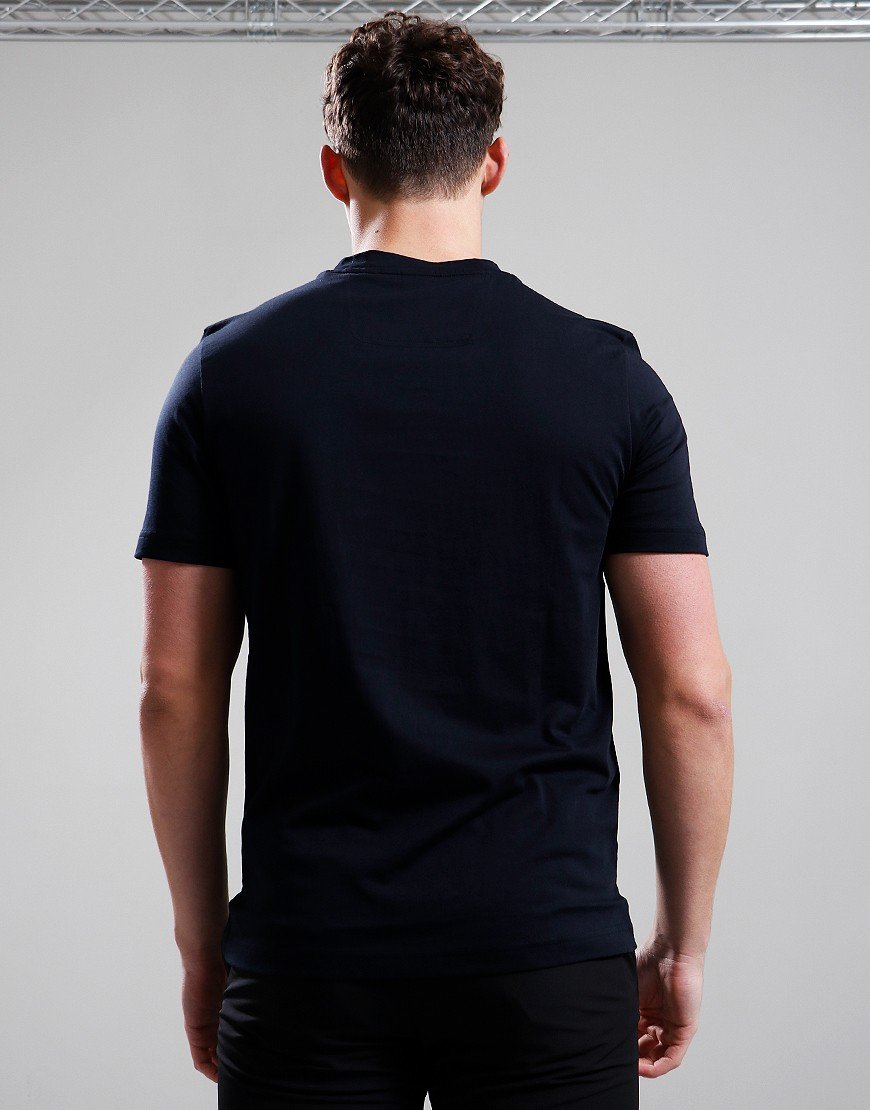 BOSS Tee Tape Logo T-Shirt Dark Blue