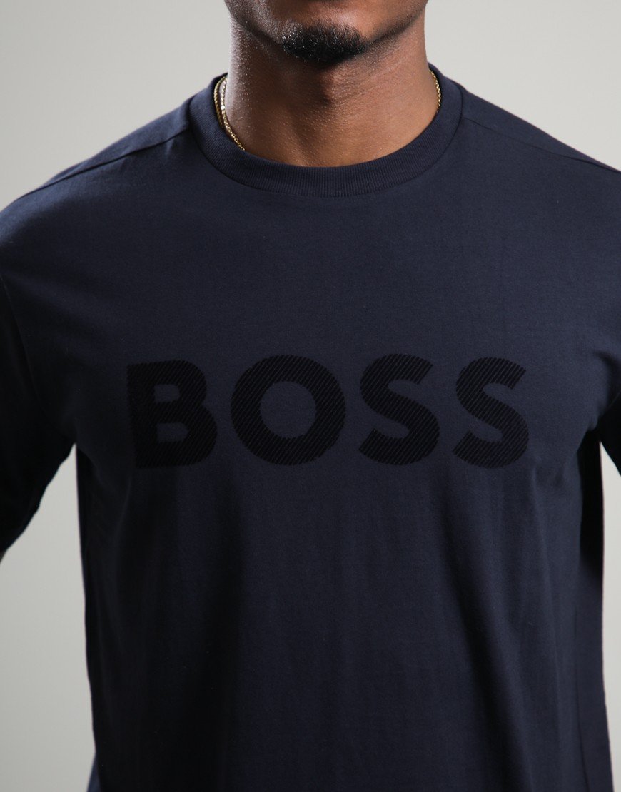 BOSS TS_Iconic Logo T-Shirt Dark Blue