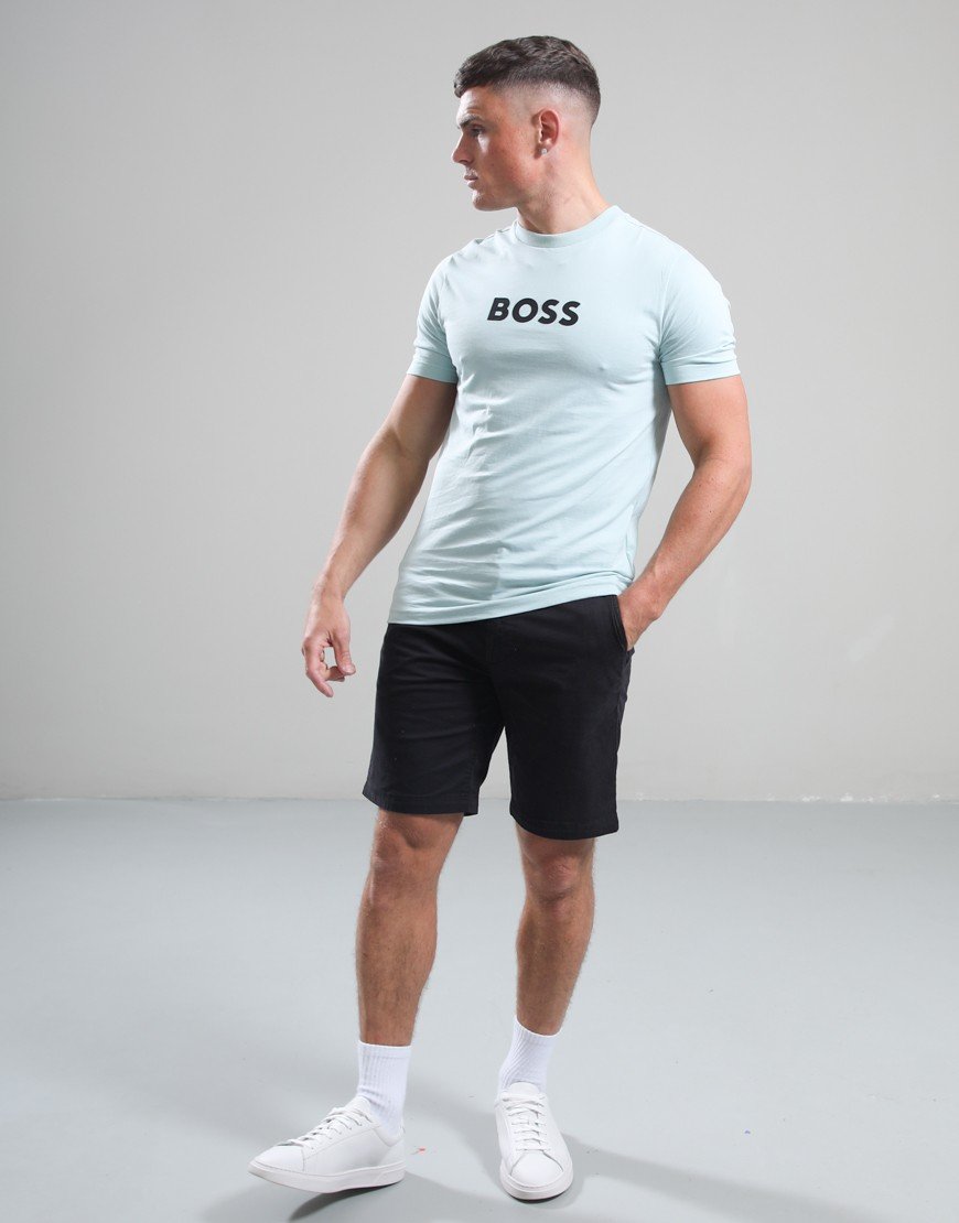 BOSS TS_Logo T-Shirt Turquoise/Aqua