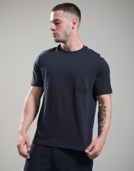 BOSS TS_Structure T-Shirt Dark Blue
