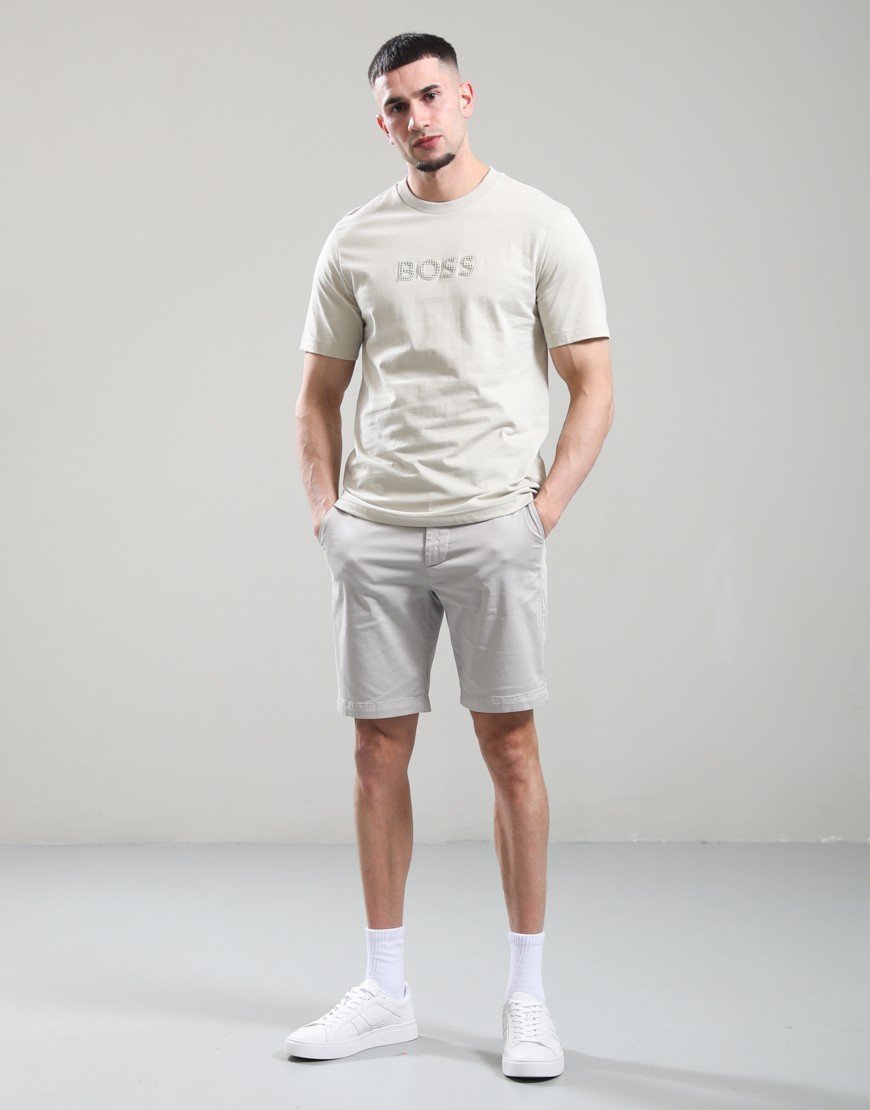 BOSS TS_Terrace Logo T-Shirt Light Beige