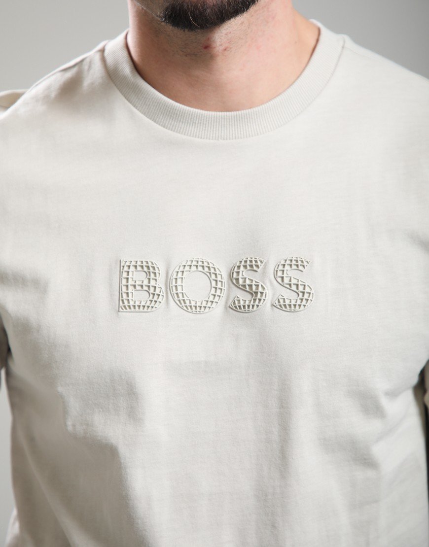 BOSS TS_Terrace Logo T-Shirt Light Beige
