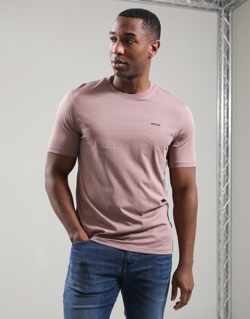 HUGO Dero222 T-Shirt Light/Pastel Brown