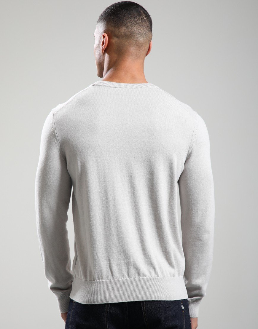 BOSS Kanovano_S Crew Knit Open Grey