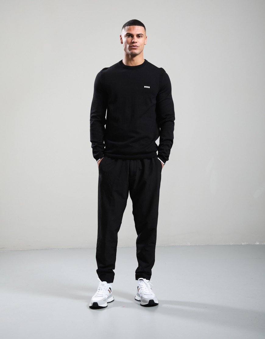 BOSS KN_Ever-X Crew Neck Knit Black