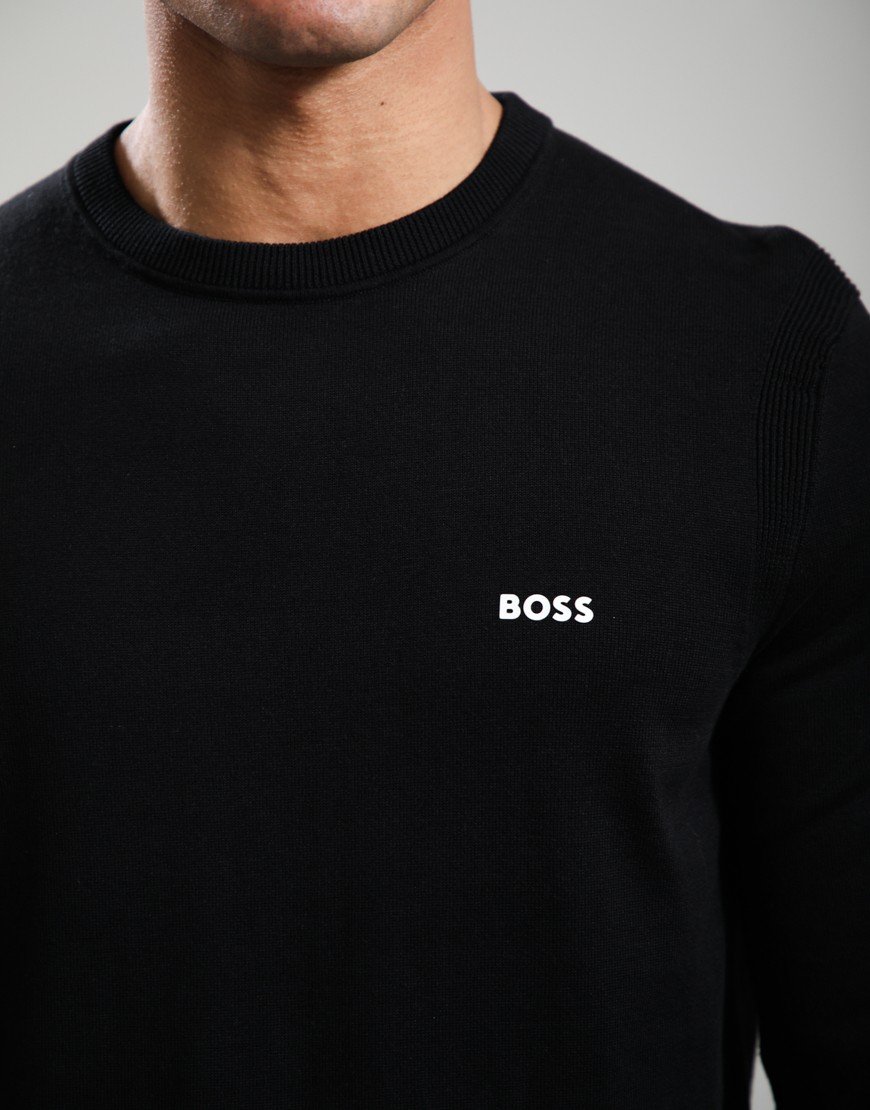 BOSS KN_Ever-X Crew Neck Knit Black
