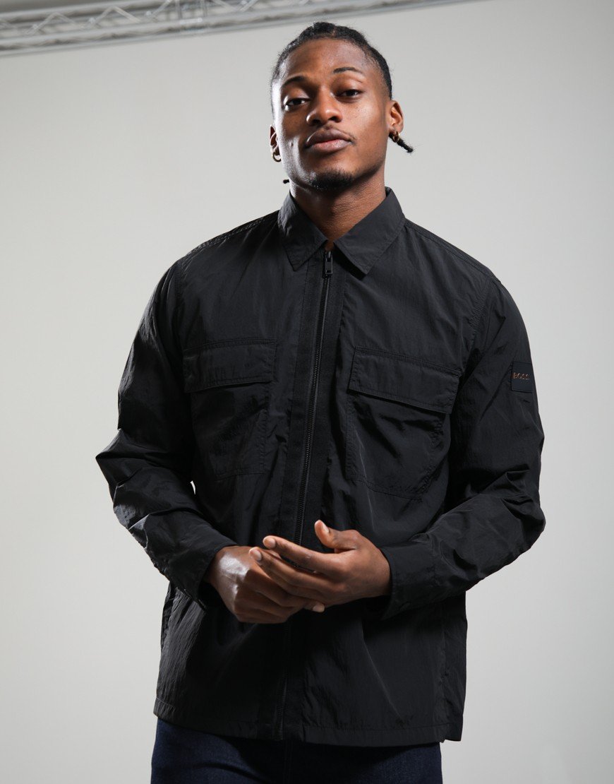 BOSS Lotape Overshirt Black