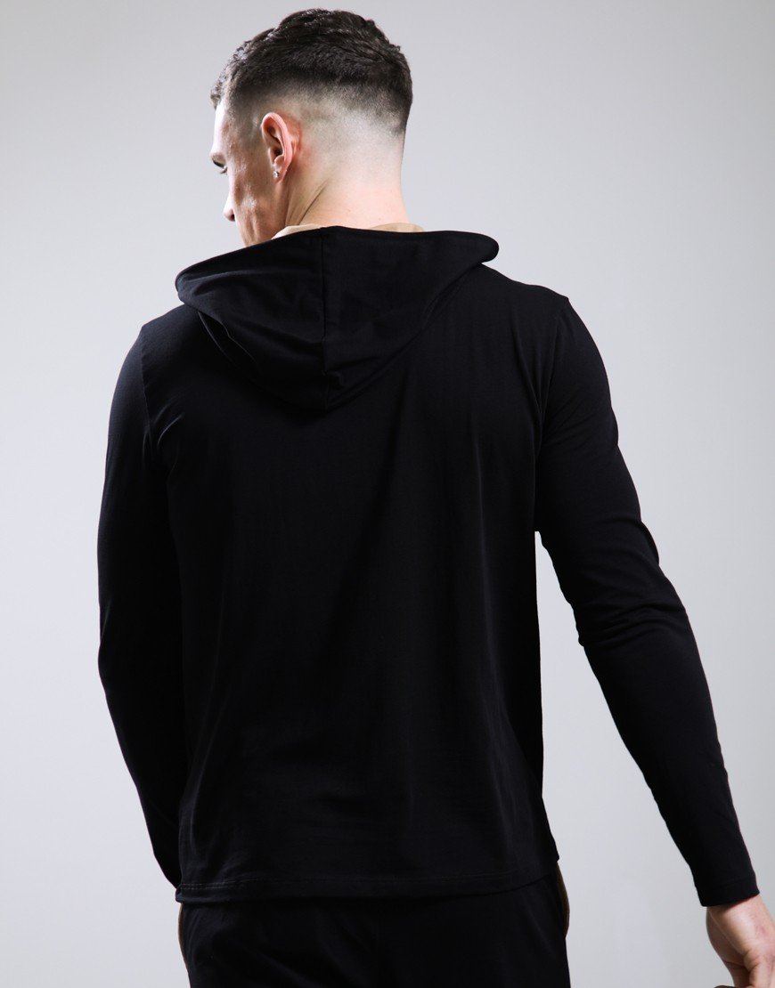 BOSS Mix And Match Hooded T-Shirt Black
