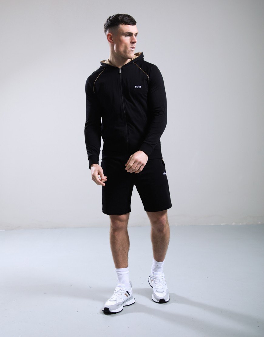 BOSS Mix & Match Hooded Jacket Black