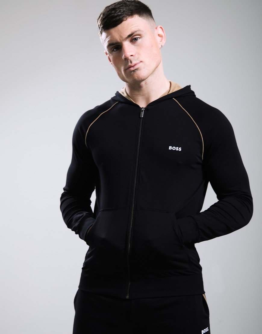 BOSS Mix & Match Hooded Jacket Black