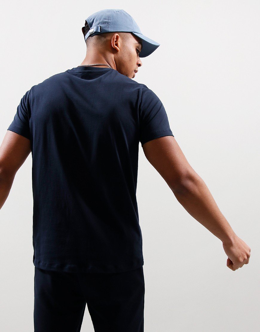 BOSS RN 24 T-Shirt Dark Blue - Terraces Menswear