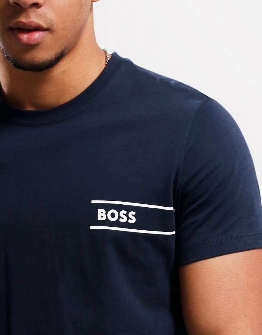 BOSS T-Shirt RN Camiseta De Playa, Bright Red627, L Para Hombre