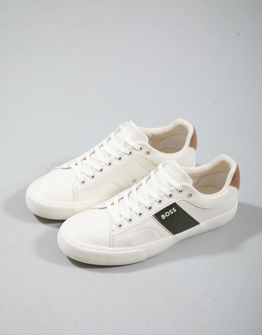 BOSS Aiden Tenn GRLTP Trainers Open White