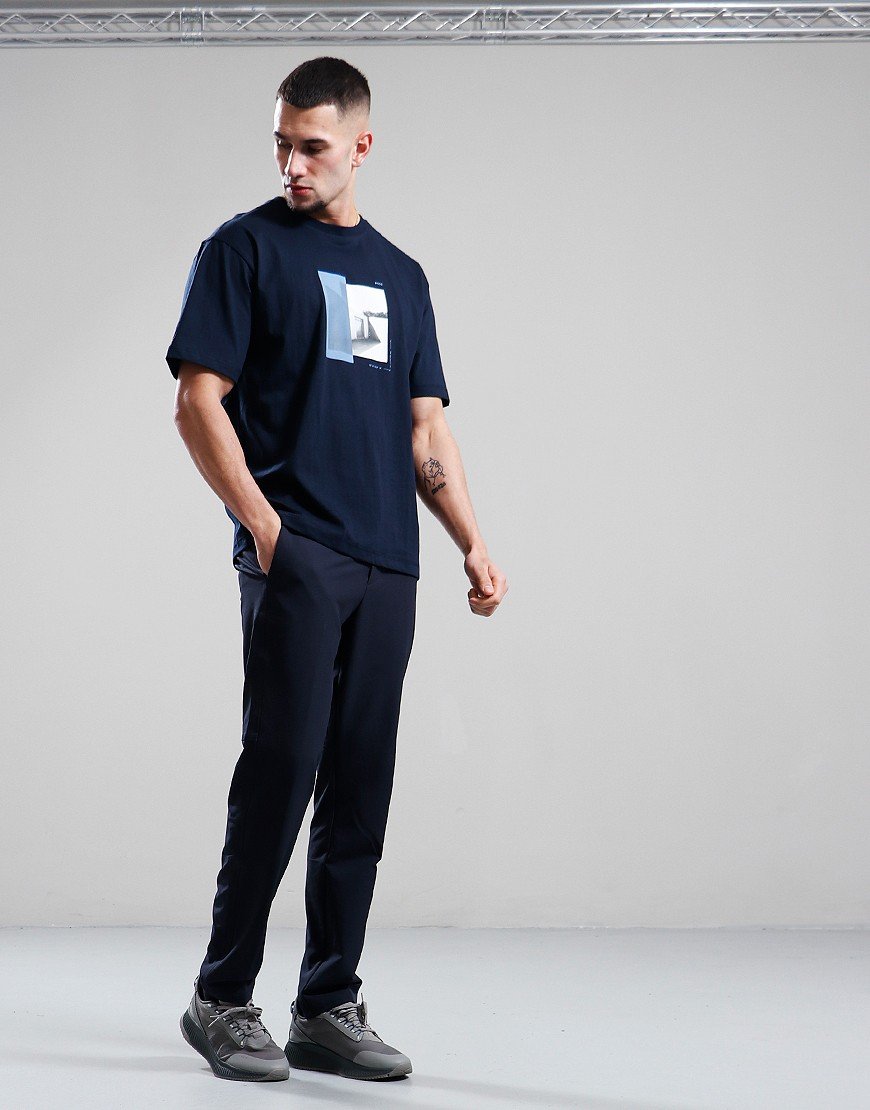BOSS Te_Barragan T-Shirt Dark Blue
