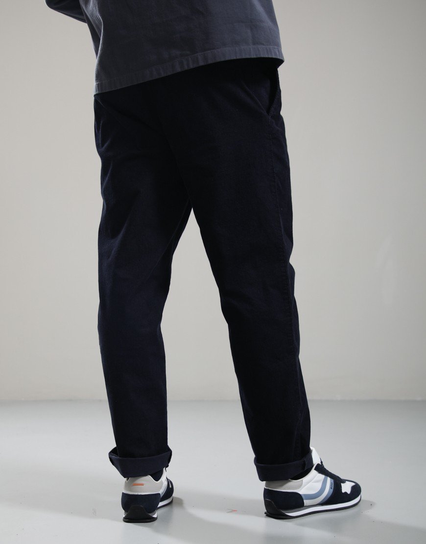 BOSS Chino_Pleated_3 Trousers Dark Blue