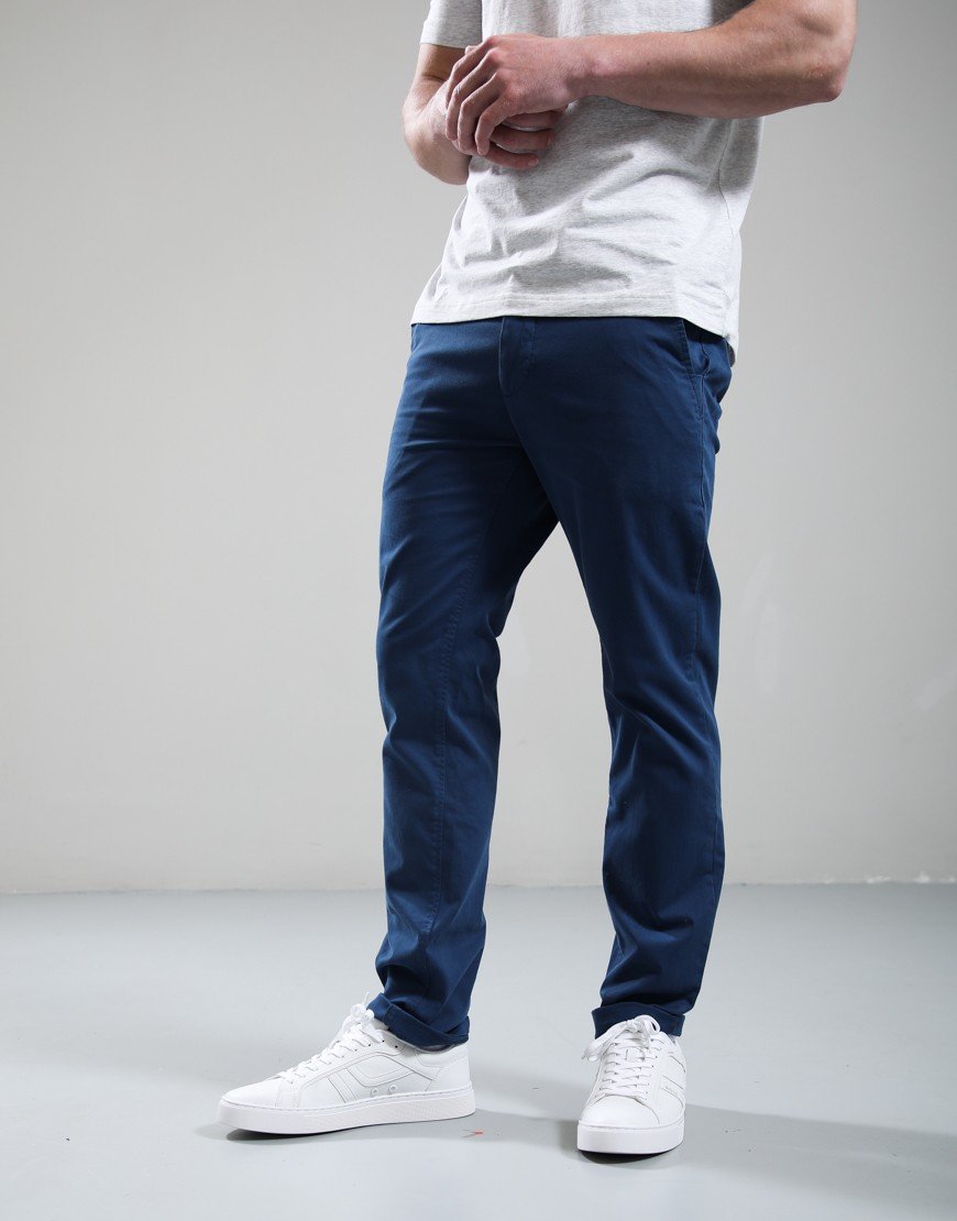 BOSS Chino_slim Open Blue
