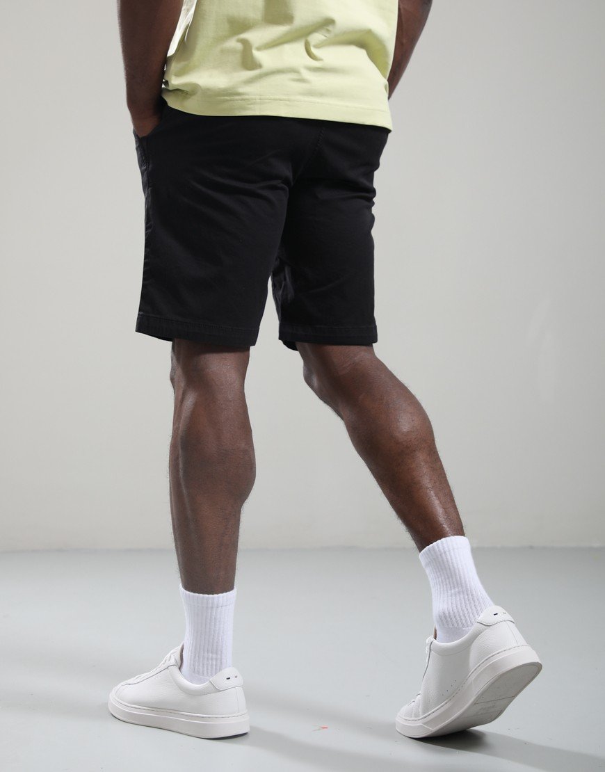 BOSS Chino-Slim-Shorts Black