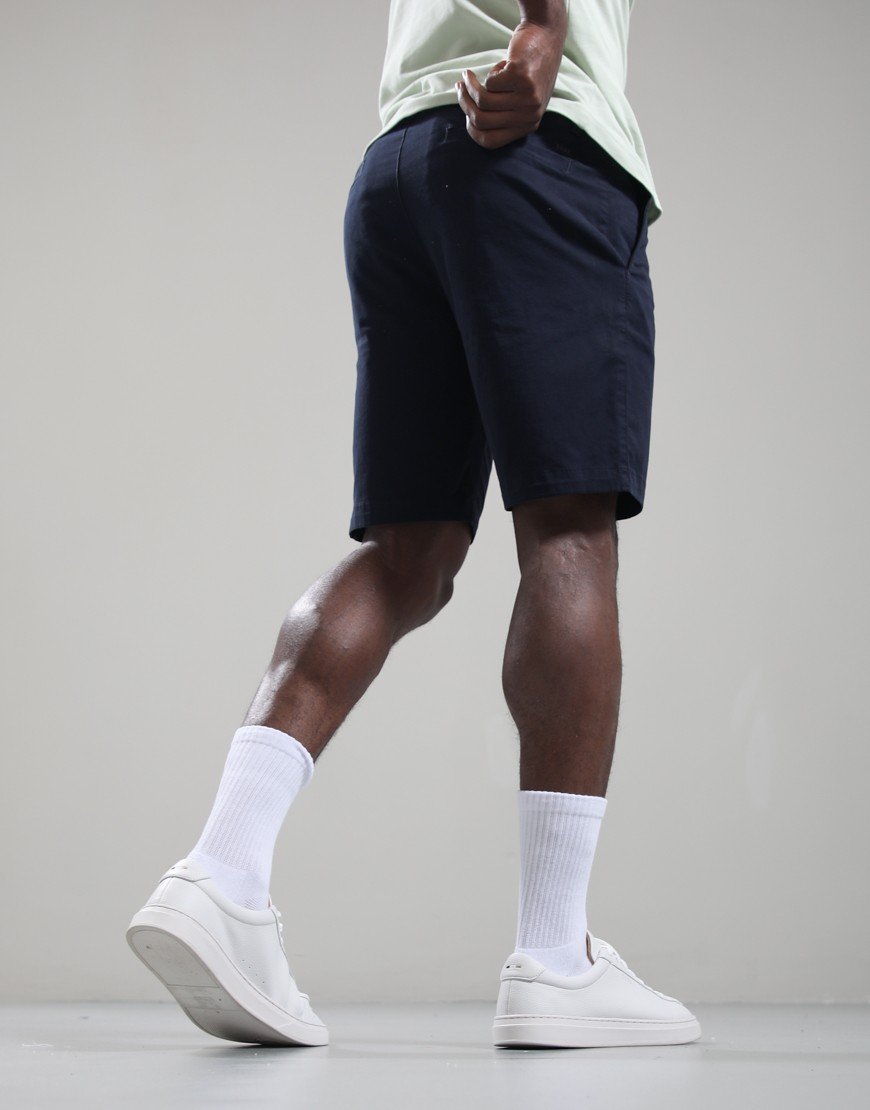 BOSS Chino-Slim-Shorts Dark Blue