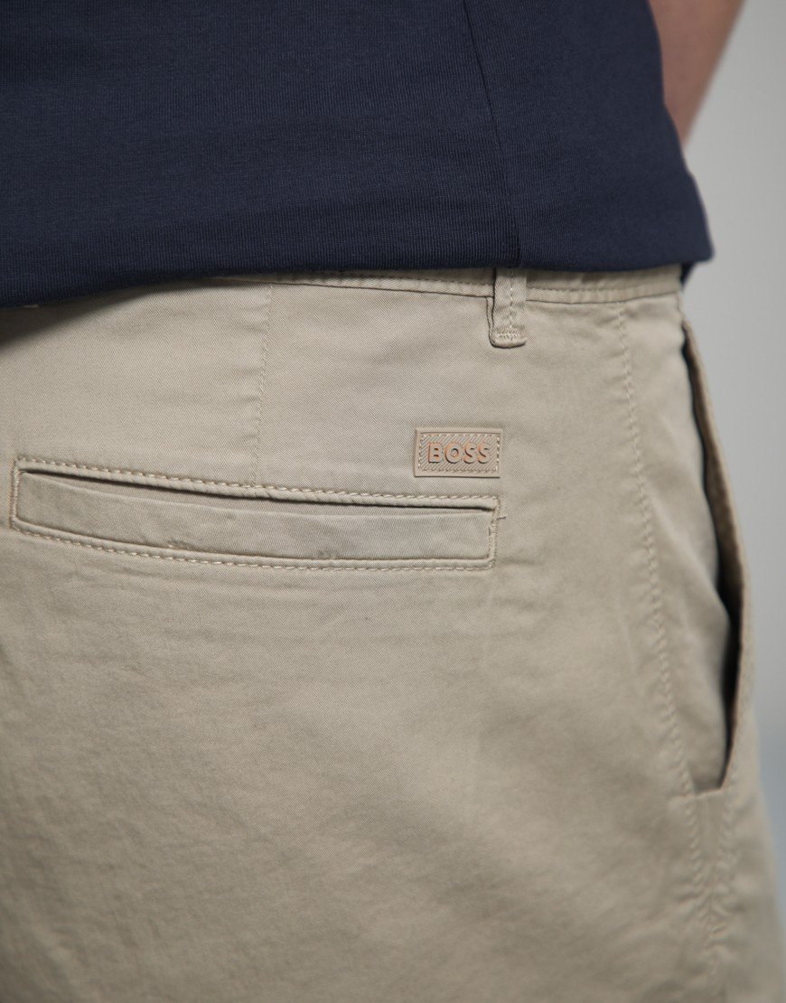 BOSS Chino-Slim-Shorts Light/Pastel Brown
