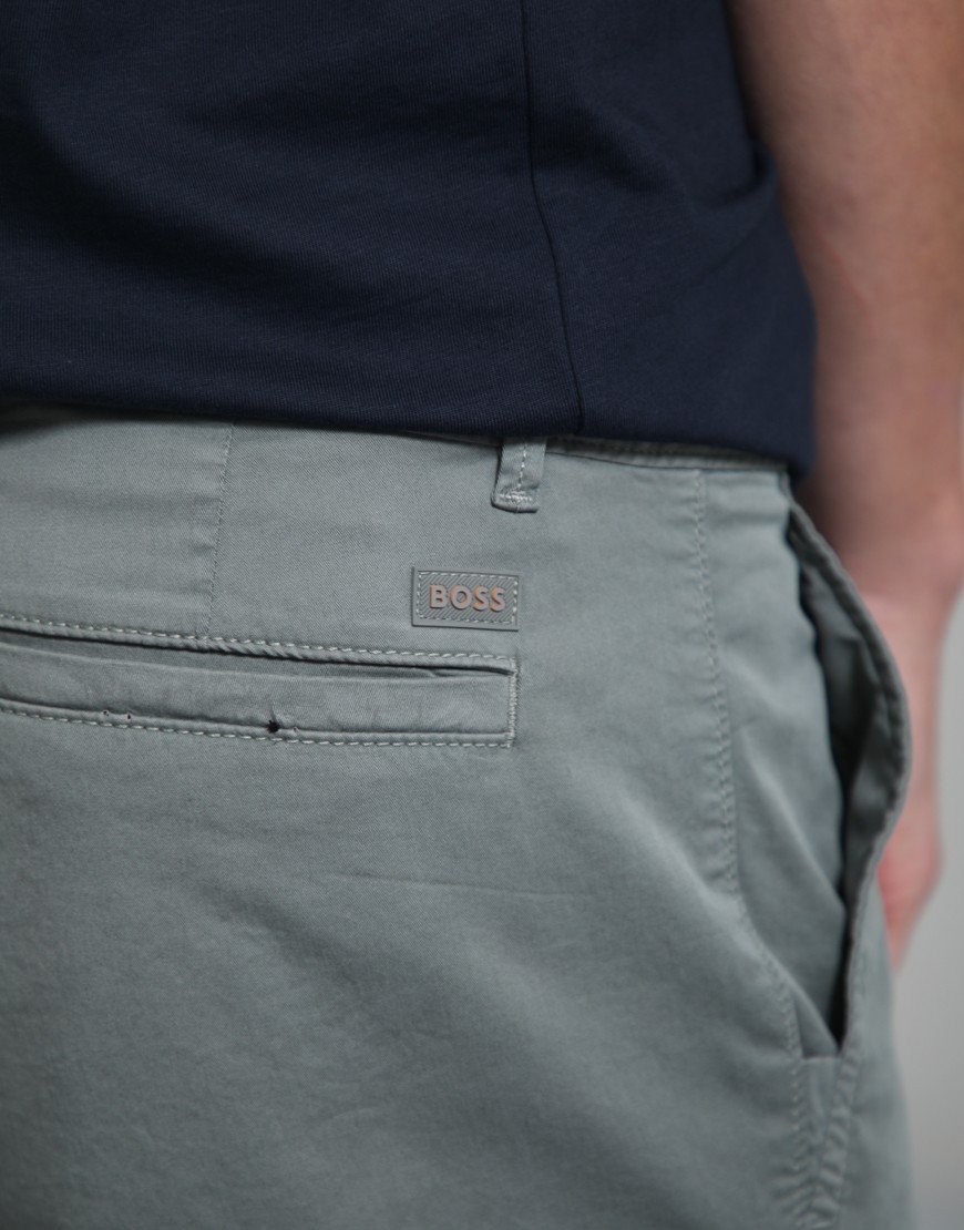 BOSS Chino-Slim-Shorts Open Grey 076