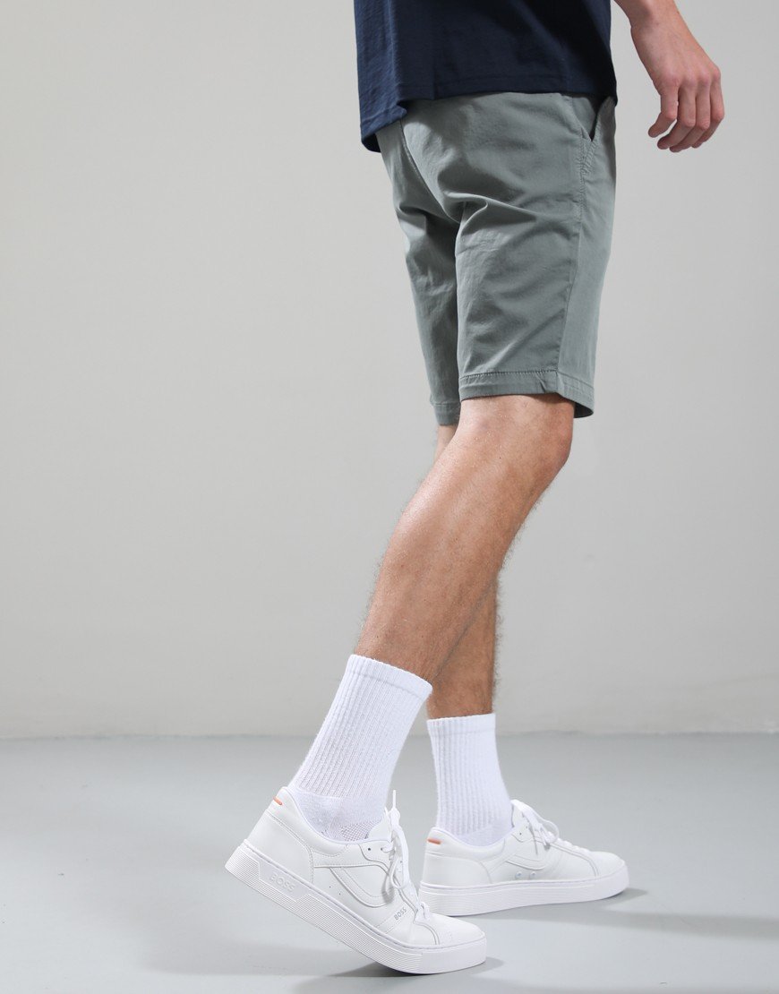 BOSS Chino-Slim-Shorts Open Grey 076