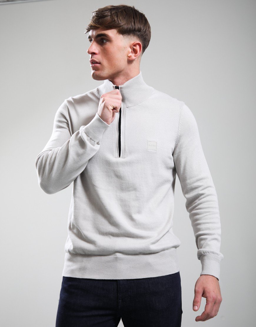 BOSS Kanobix_S Knit Open Grey