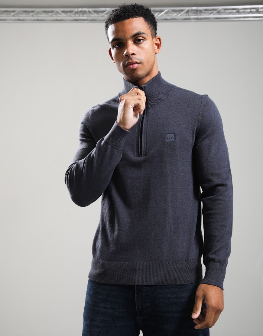 BOSS Kanobix_S Sweat Dark Blue