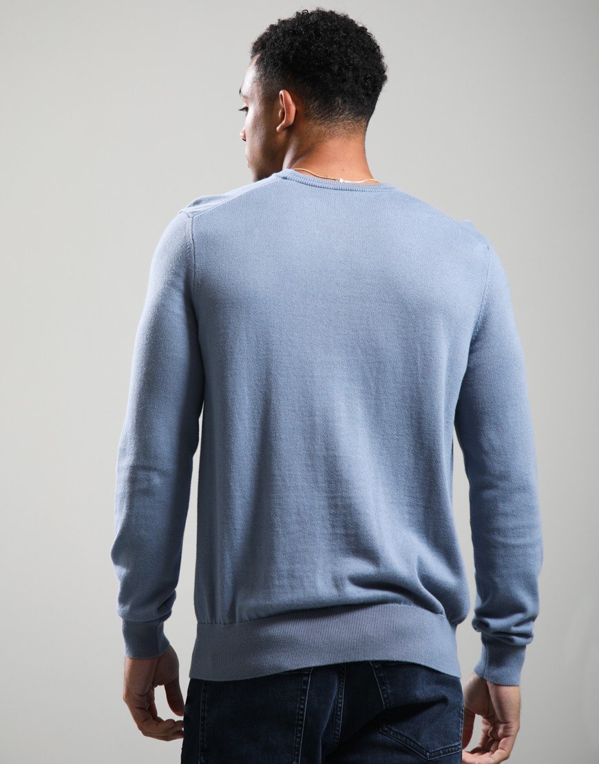 BOSS Kanovano_S Crew Knit Medium Blue 424