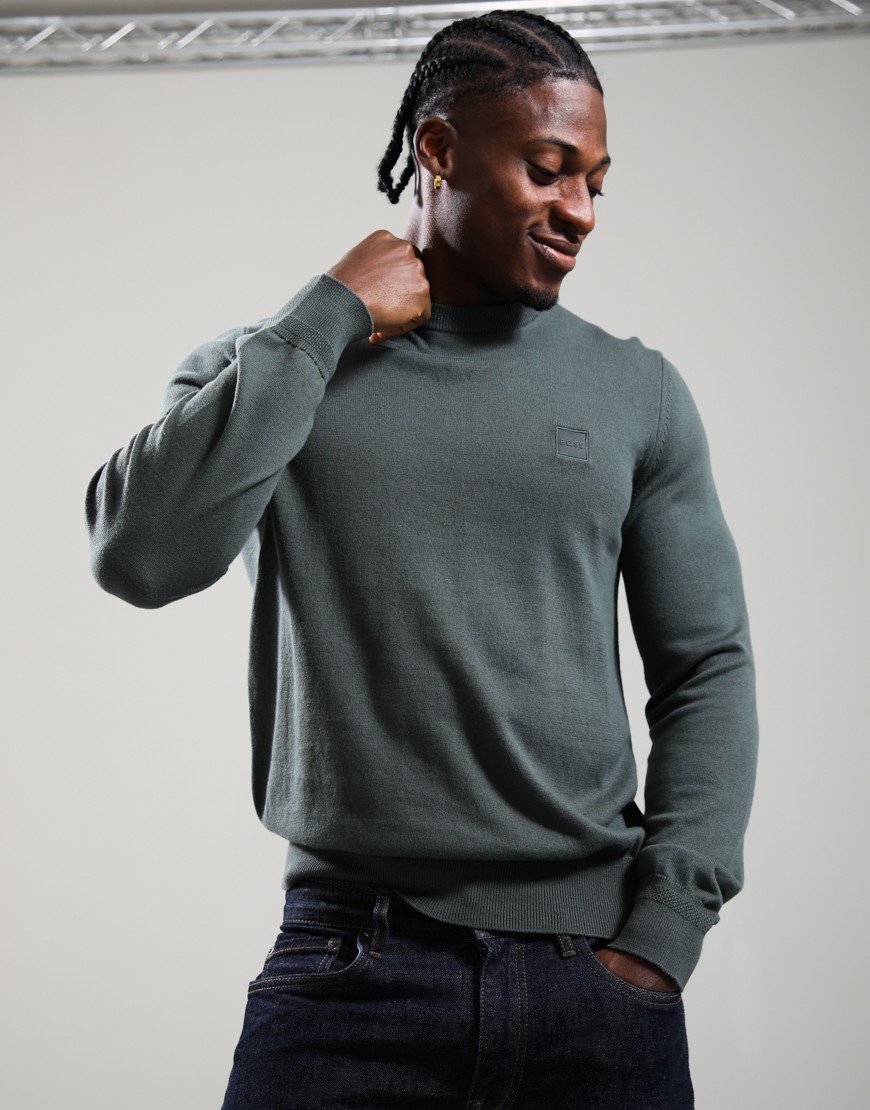 BOSS Kanovano_S Knit Open Green 377