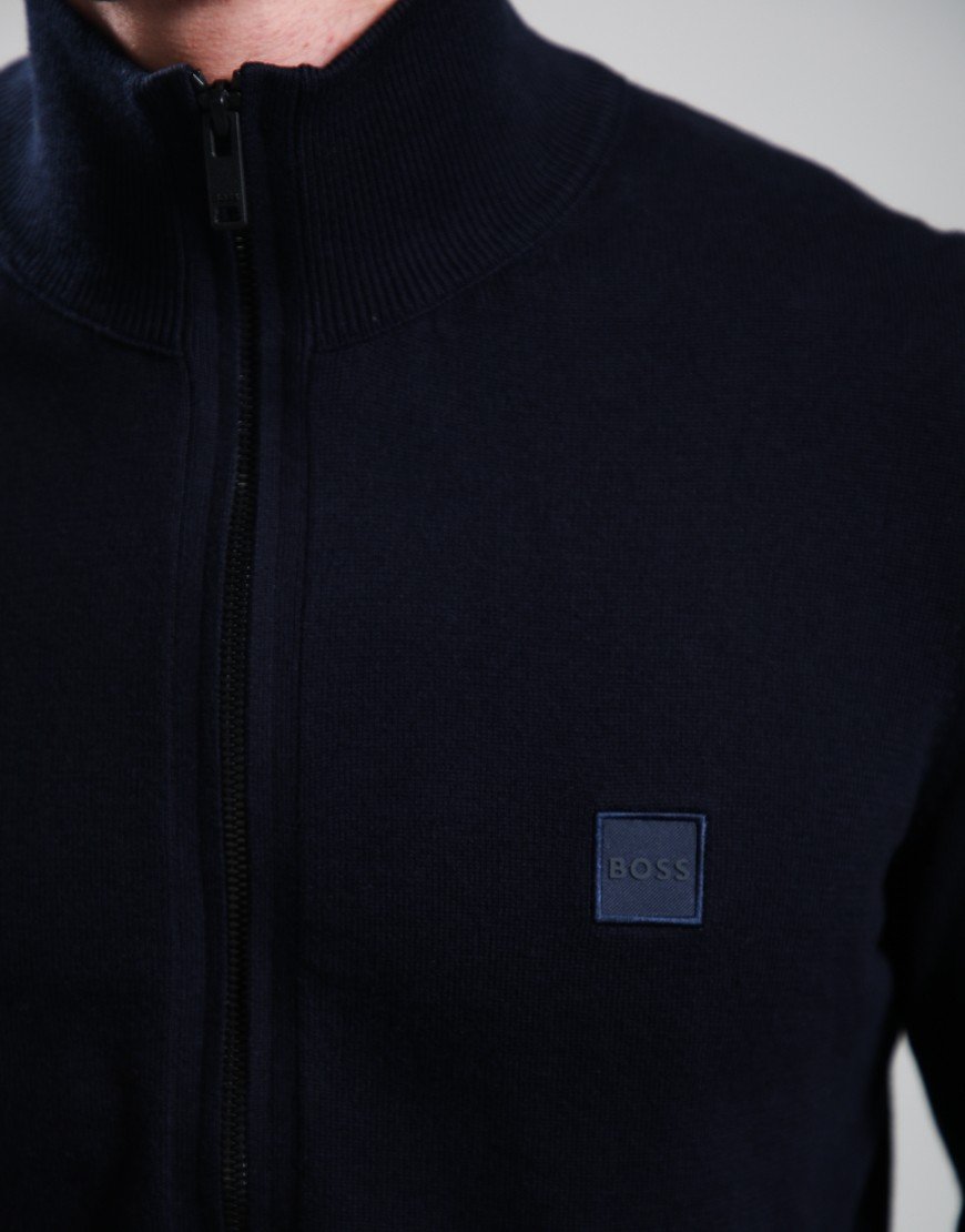 BOSS Kanozip_S Knit Dark Blue