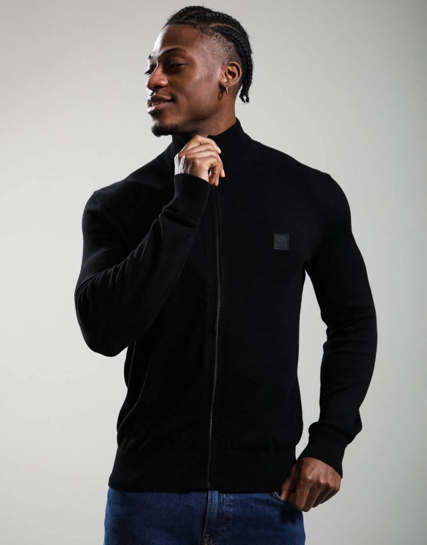 BOSS Kanozip_S Sweat Black