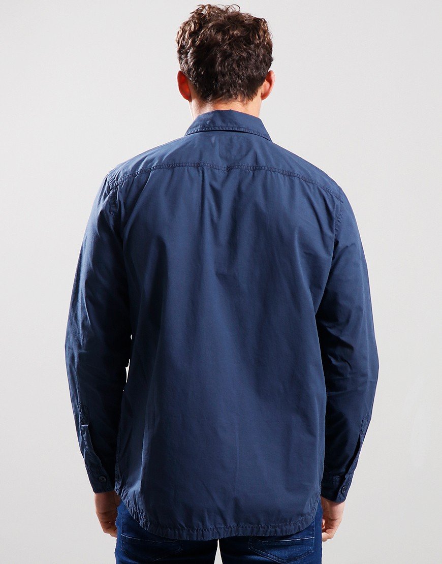 BOSS Locky_2_M Overshirt Dark Blue