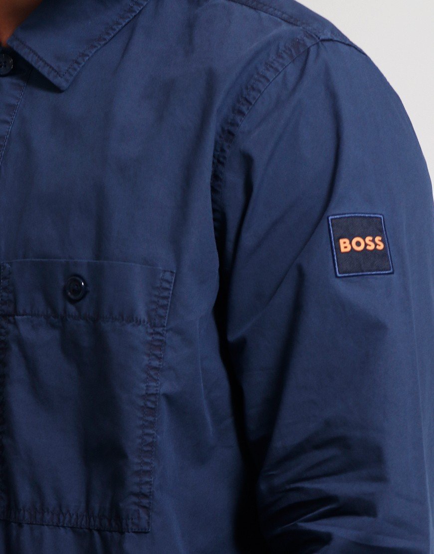 BOSS Locky_2_M Overshirt Dark Blue
