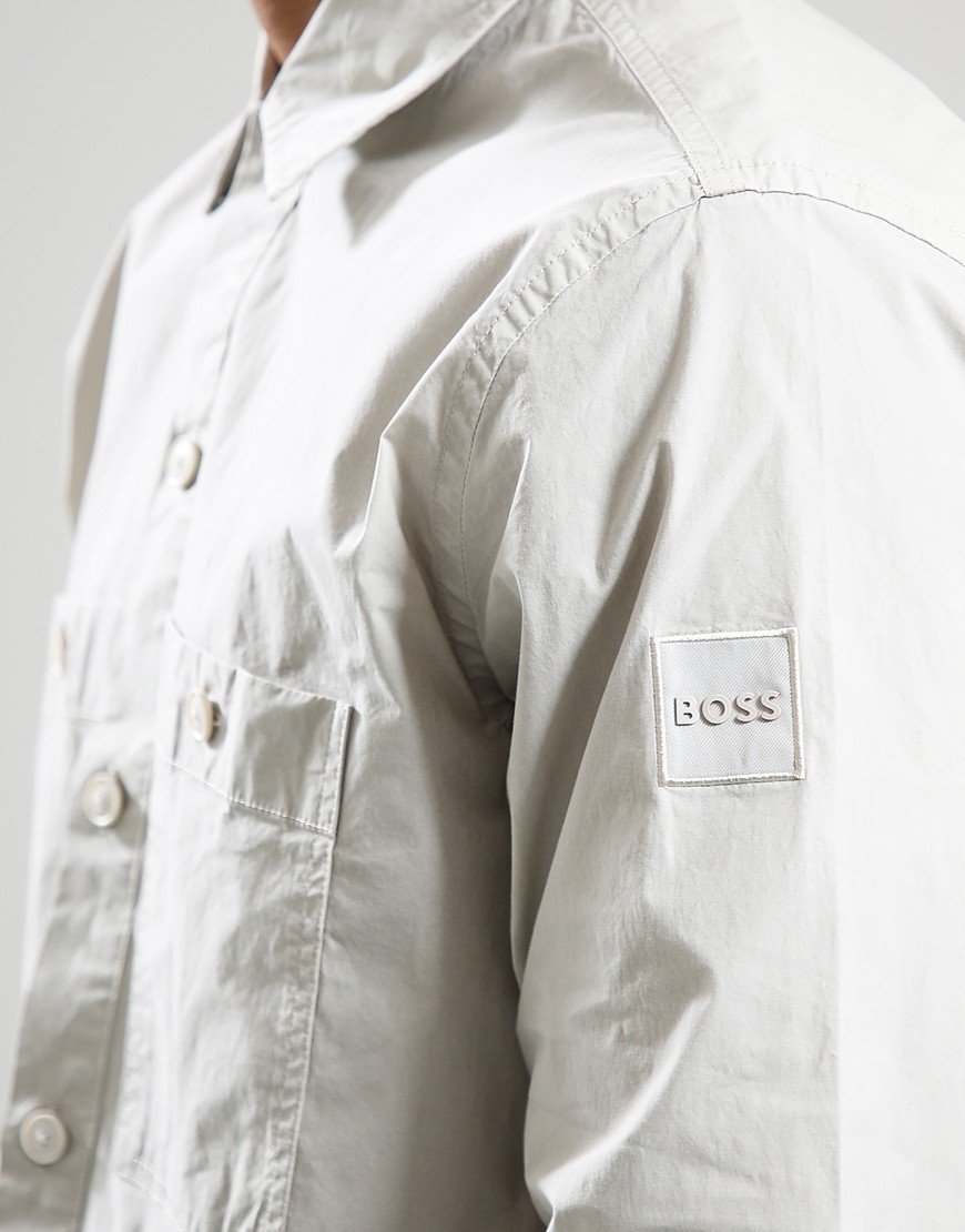 BOSS Locky_2_M Overshirt Light Beige BOSS Locky_2_M Overshirt Light Beige