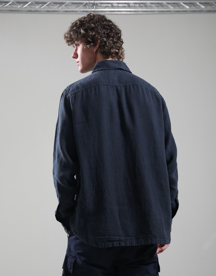 BOSS Locky_3_M Shirt Dark Blue