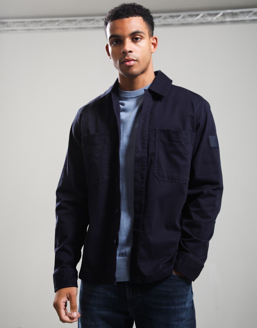 BOSS Locky_4_M Overshirt Dark Blue 404