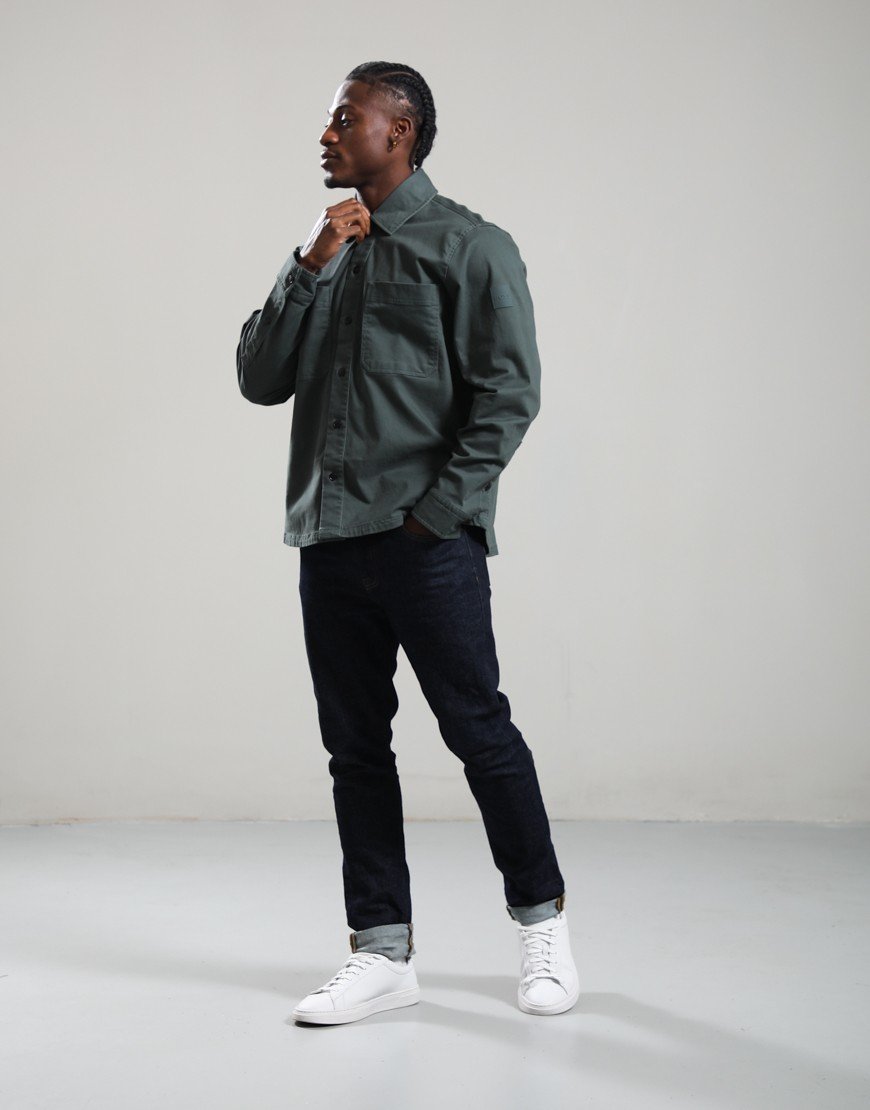 BOSS Locky_4_M Overshirt Open Green 377