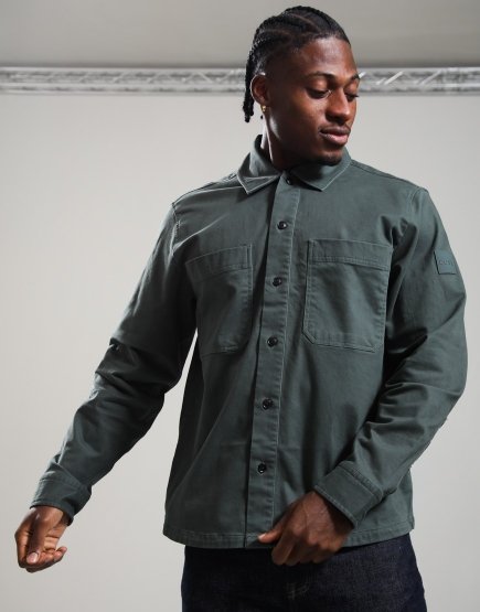 BOSS Locky_4_M Overshirt Open Green 377