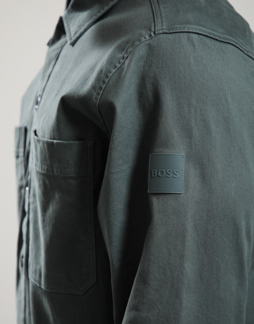 BOSS Locky_4_M Overshirt Open Green 377