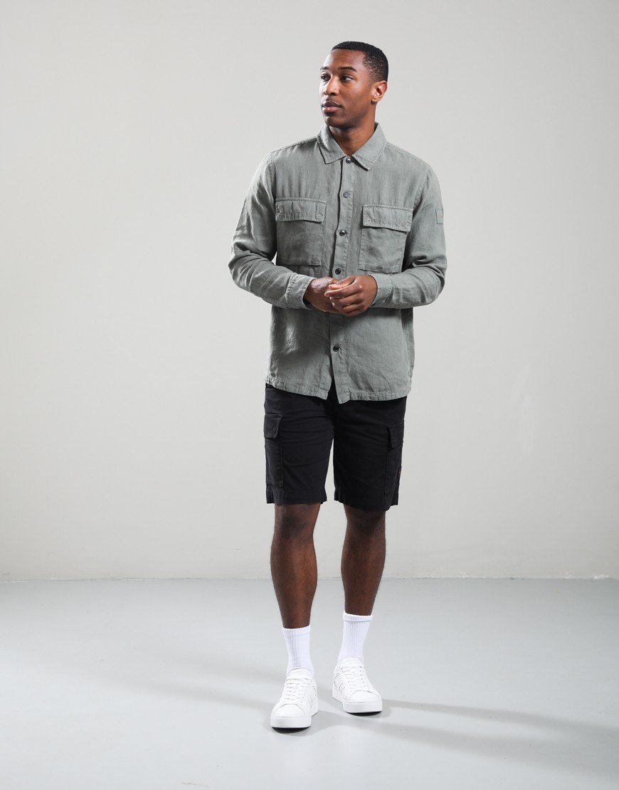 BOSS Locky__M Overshirt Open Grey