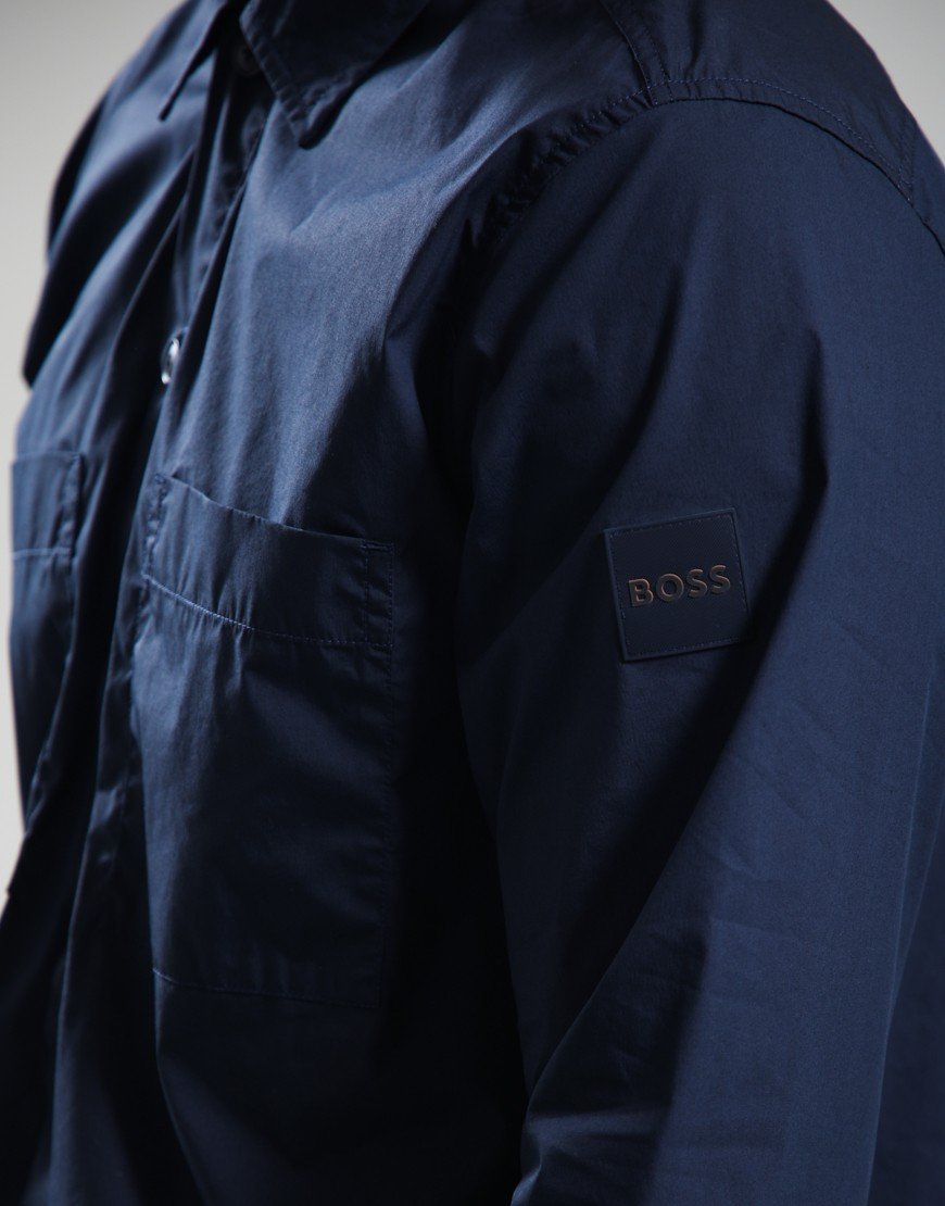 BOSS Lockyo_M Overshirt Dark Blue