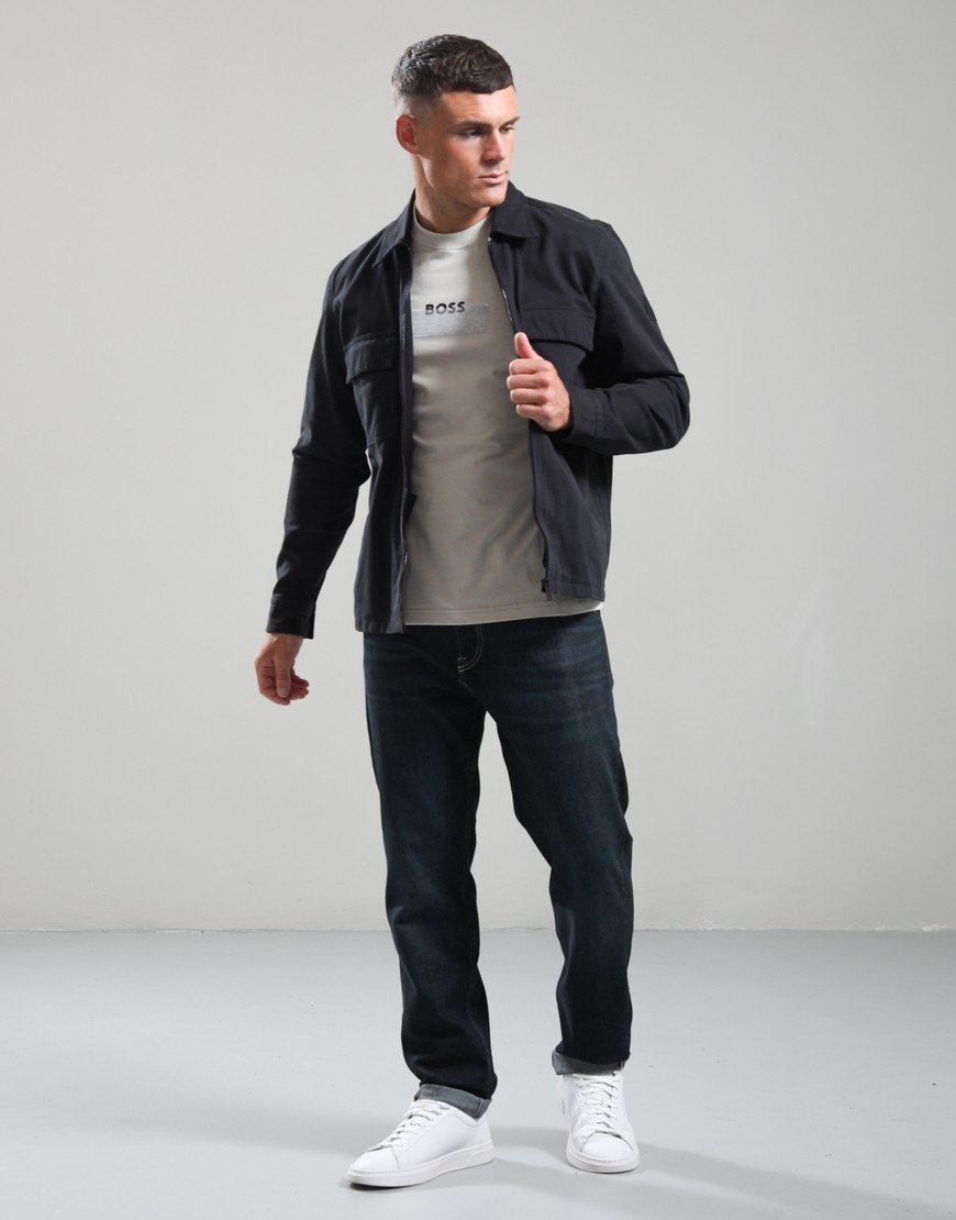 BOSS Lorum_1_M Overshirt Black