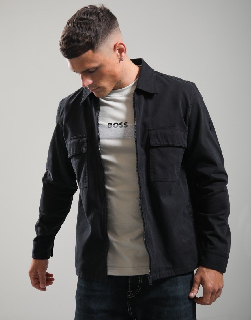 BOSS Lorum_1_M Overshirt Black